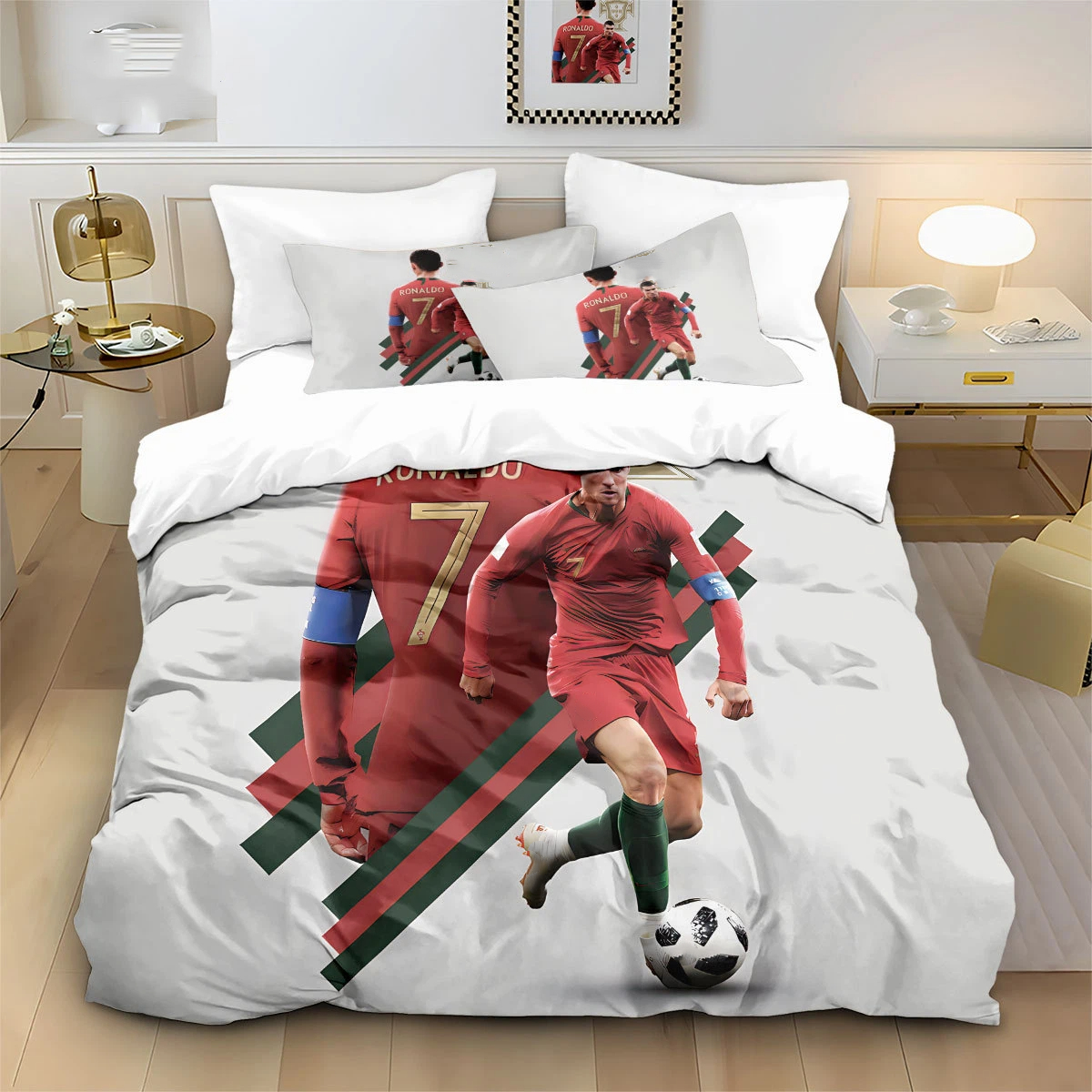 Football star Bedding Set Foot - مراجعة Cosplay Prop 3D Print Settings وسعره