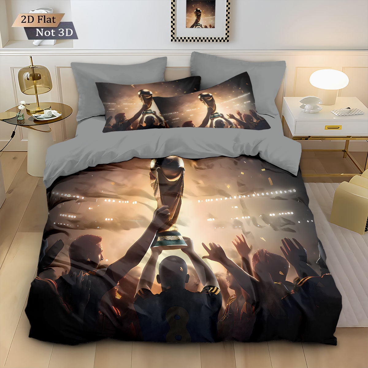 Football star Bedding Set Foot - مراجعة Cosplay Prop 3D Print Settings وسعره