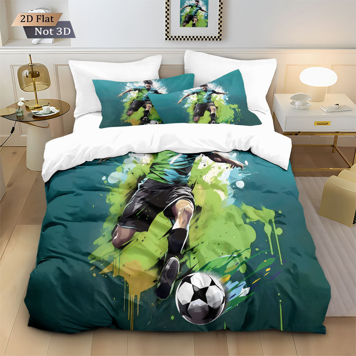 Football star Bedding Set Foot - مراجعة Cosplay Prop 3D Print Settings وسعره