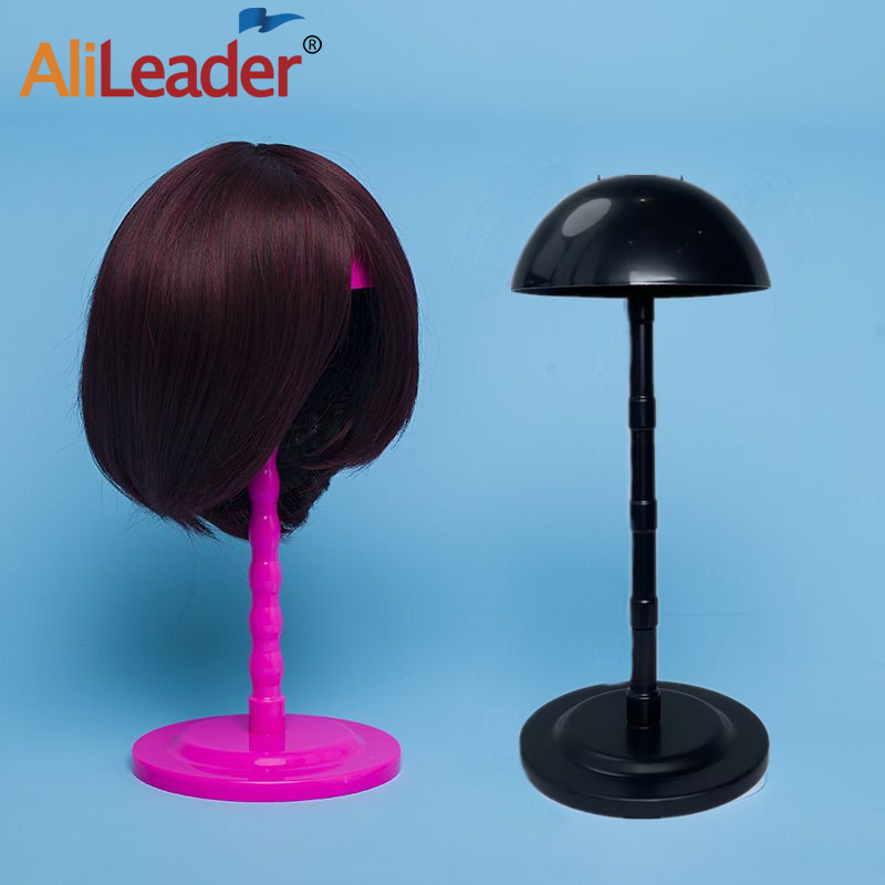 Black Plastic Wig Stand For Wi - مراجعة Aerith Cosplay Prop وسعره