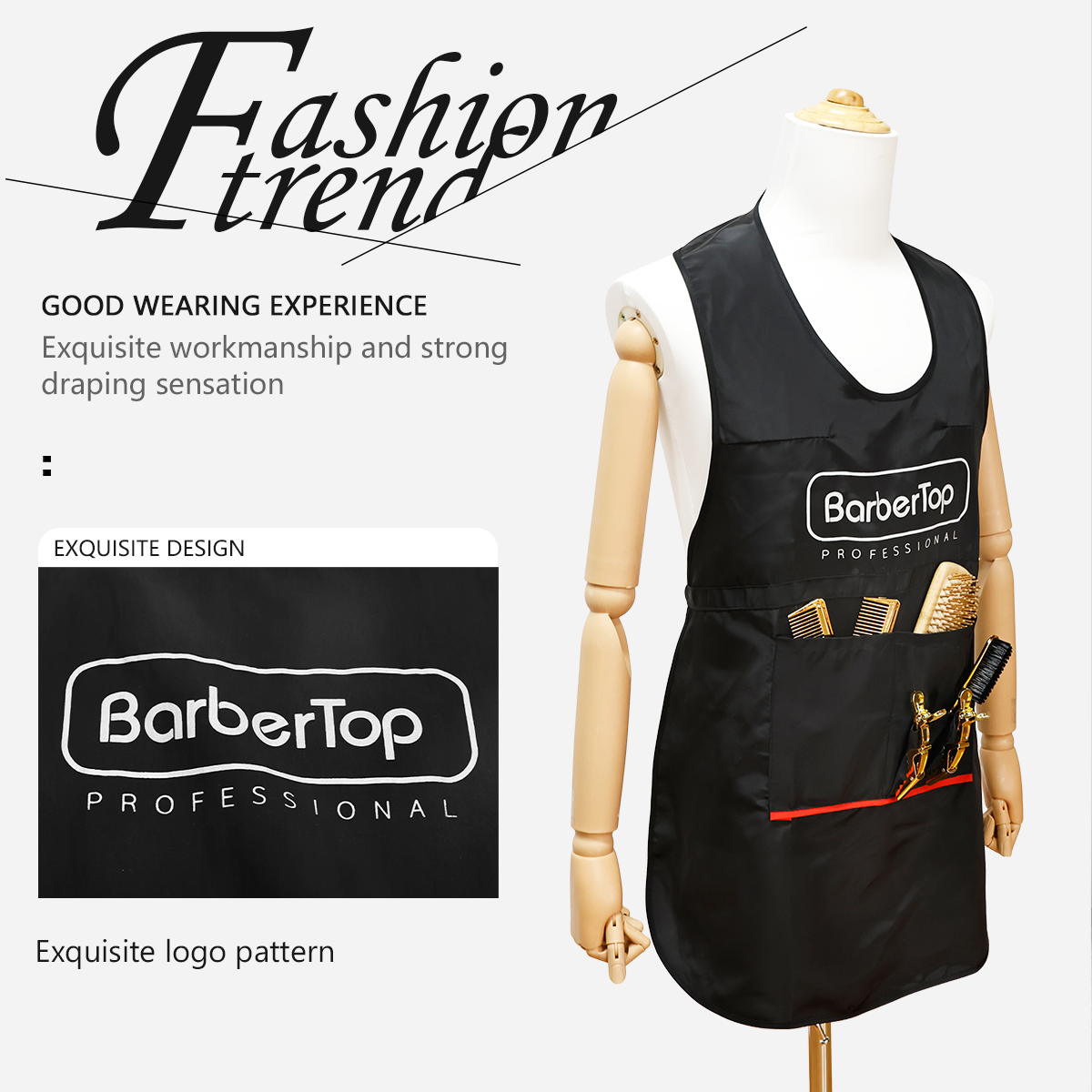 Black Stylist Apron Waterproof - مراجعة Hair Spray Color وسعره