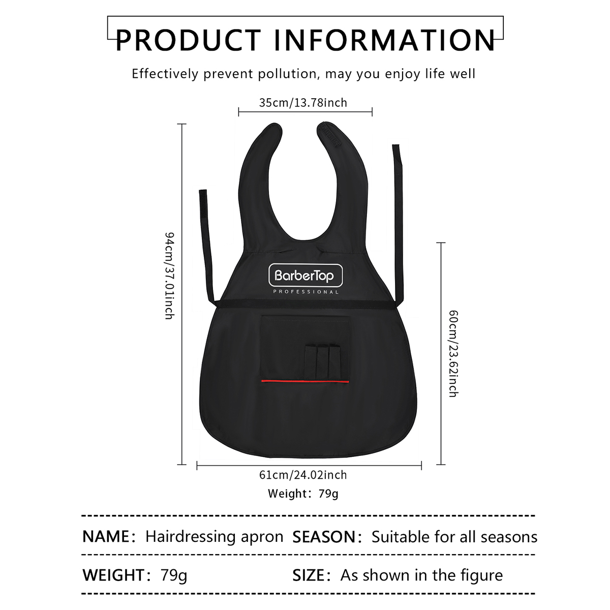 Black Stylist Apron Waterproof - مراجعة Hair Spray Color وسعره