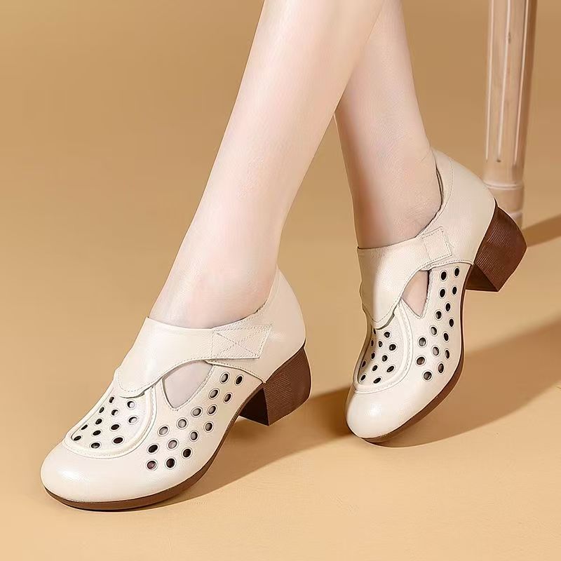 Women's Summer New Leather Hol - مراجعة Velcro Hook Loop وسعره