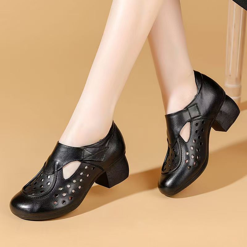 Women's Summer New Leather Hol - مراجعة Velcro Hook Loop وسعره