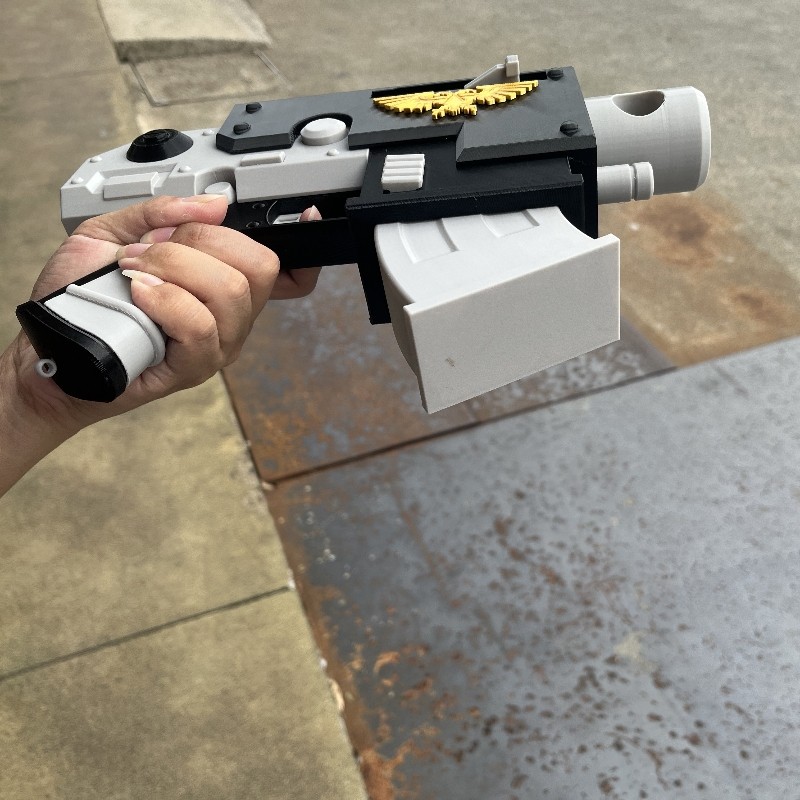 31cm Bolt Pistol 3D Printing T - مراجعة Cosplay Prop Pistol وسعره
