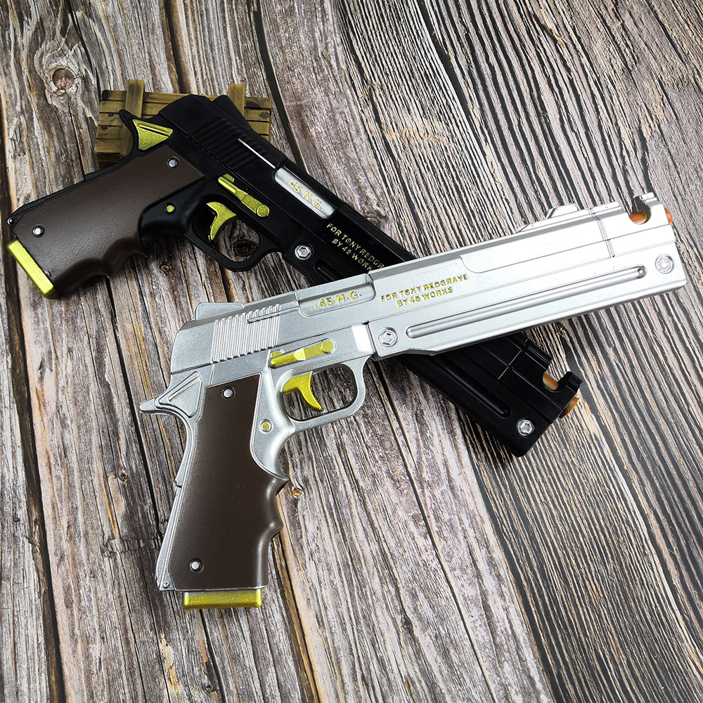 PU Dante Pistol Gun Ebony Ivor - مراجعة Cosplay Prop Pistol وسعره