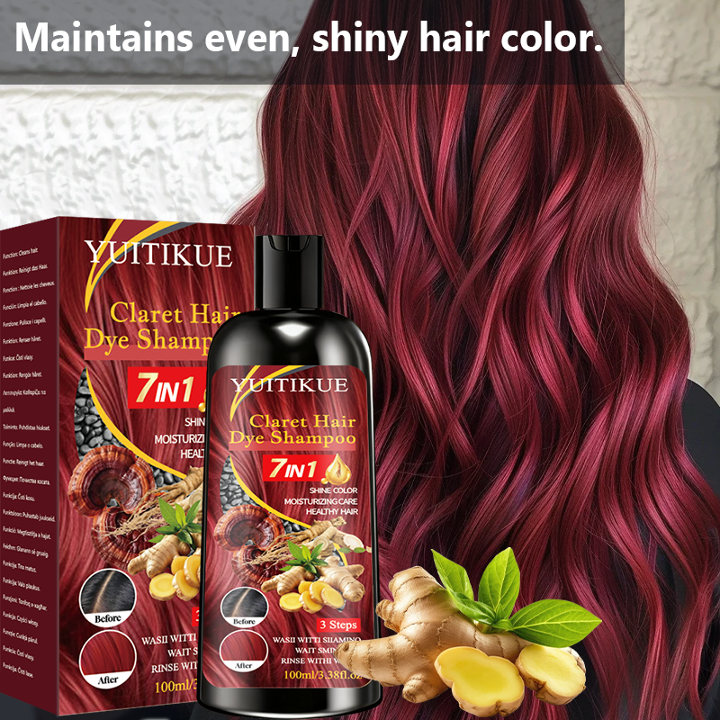 7 IN 1 Claret Hair Color Shamp - مراجعة Hair Spray Color وسعره