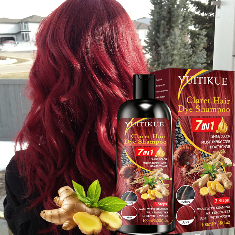 7 IN 1 Claret Hair Color Shamp - مراجعة Hair Spray Color وسعره
