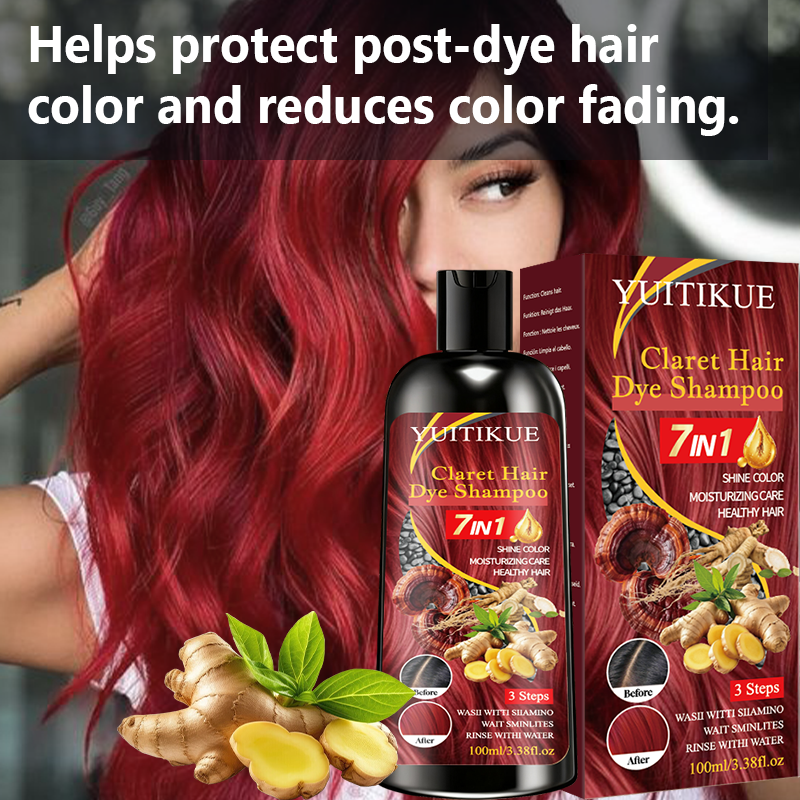 7 IN 1 Claret Hair Color Shamp - مراجعة Hair Spray Color وسعره