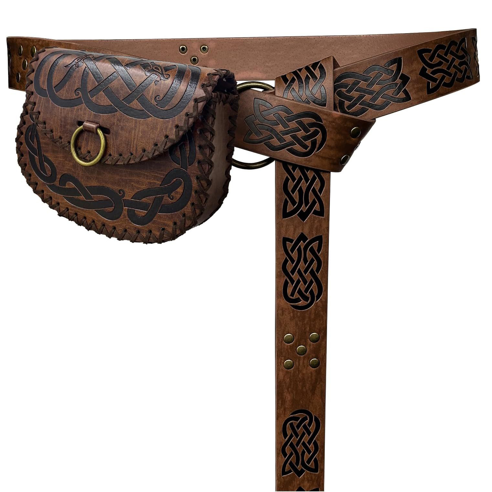 Medieval Viking Embossed Leath - مراجعة Free Cosplay Prop Patterns وسعره