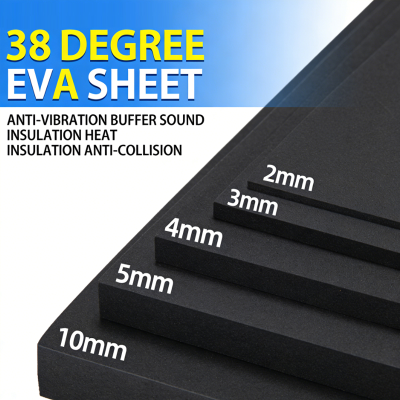 38-degree black EVA foam board - مراجعة Cosplay Props Eva Foam وسعره