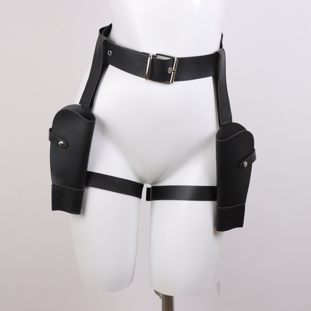 Adult Vintage PU Leather Waist - مراجعة Cosplay Prop Pistol وسعره