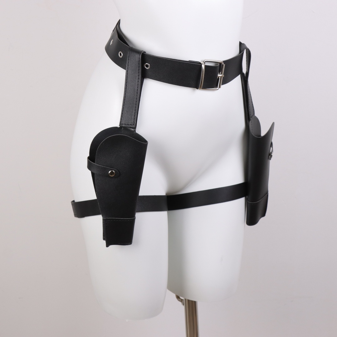 Adult Vintage PU Leather Waist - مراجعة Cosplay Prop Pistol وسعره