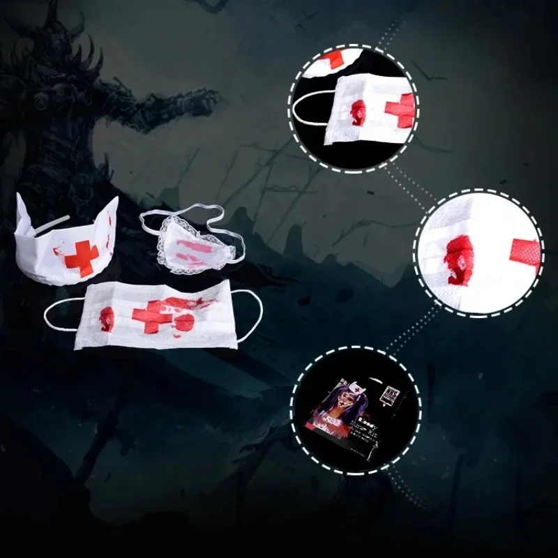 3pcs/Set Halloween Bloody Nurs - مراجعة Cosplay Prop Kit وسعره