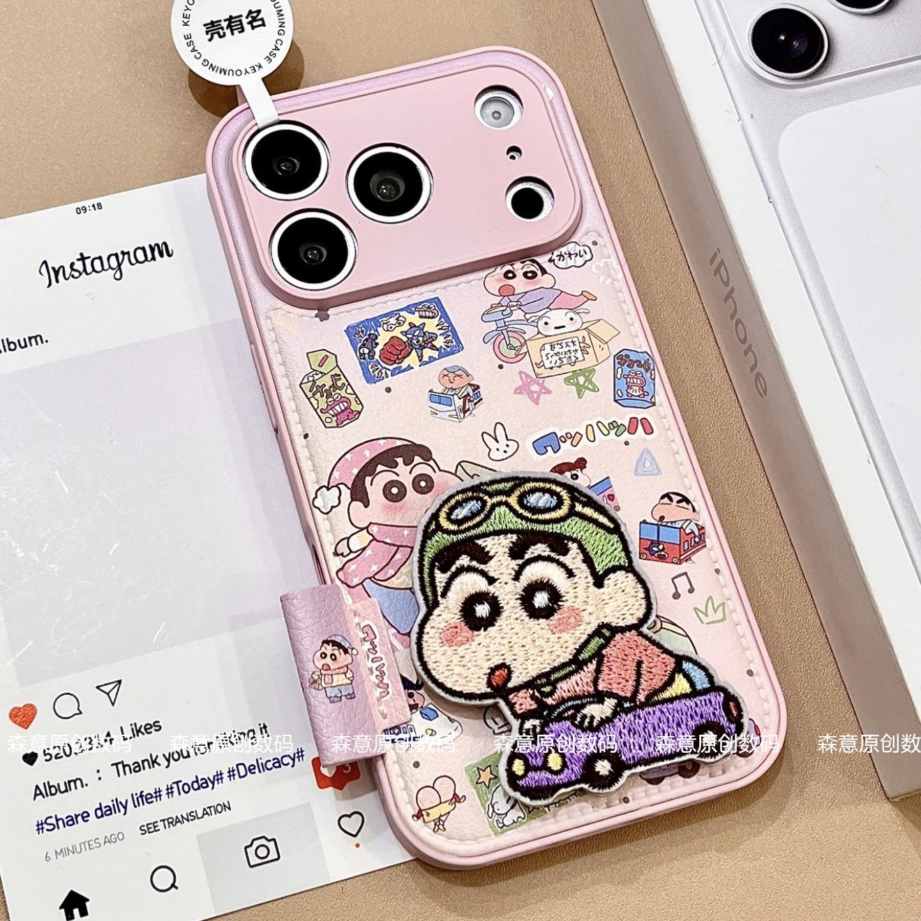 Crayon Shin chan phone case su - مراجعة Free Cosplay Prop Patterns وسعره