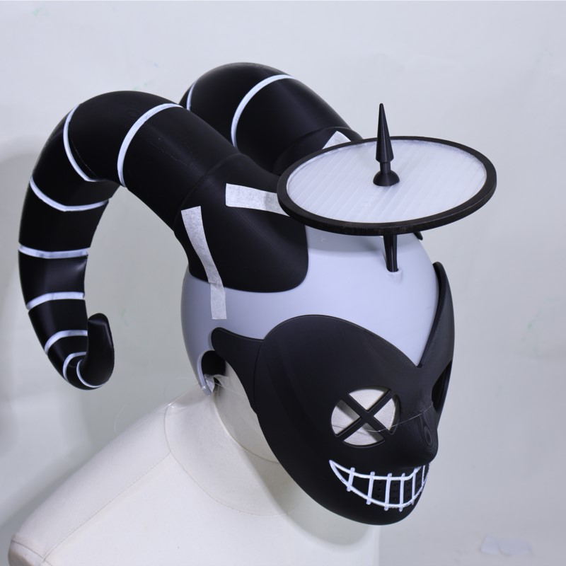 3D Printing Lute Cosplay Mask  - مراجعة Cosplay Prop 3D Print Settings وسعره