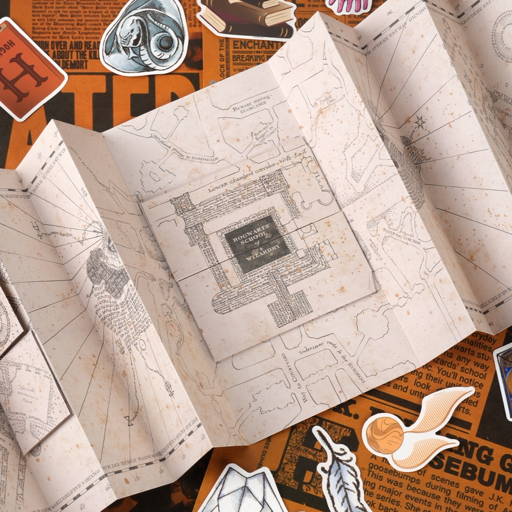 1PC Map Of The Marauder's Scho - مراجعة Prop Para Cosplay وسعره